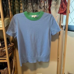 COS Contrast neck Sweater Tee
